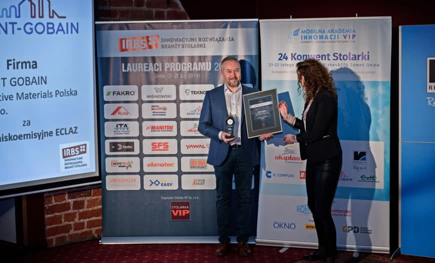 Produkty Saint-Gobain Building Glass Polska nagrodzone w programie Innowacyjne Rozwiązania Branży Stolarki