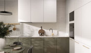 Kuchnia w kolorze szałwii – hit aranżacyjny, który odmieni każde wnętrze