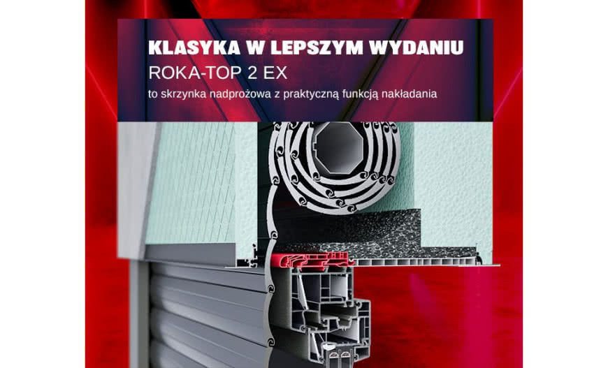 Roka-Top 2 EX - skrzynka nadprożowa z funkcją nakładania 