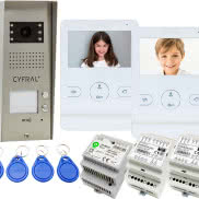 Zestaw domofonowy COSMO Video V2 z monitorem CYFRAL V-4 