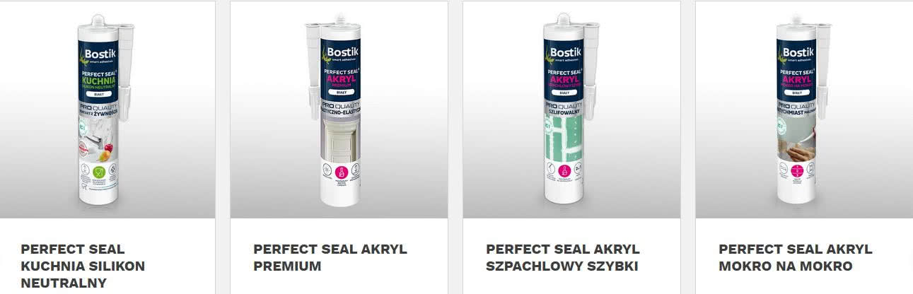 Silikony i akryle z grupy ptoduktów DIY marki Bostik. fot. Bostik Silikony i akryle z grupy ptoduktów DIY marki Bostik. fot. Bostik